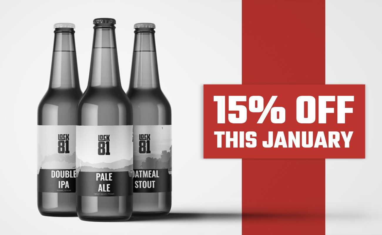 Keep January Interesting With A 15% Discount On All Lock 81 Beers